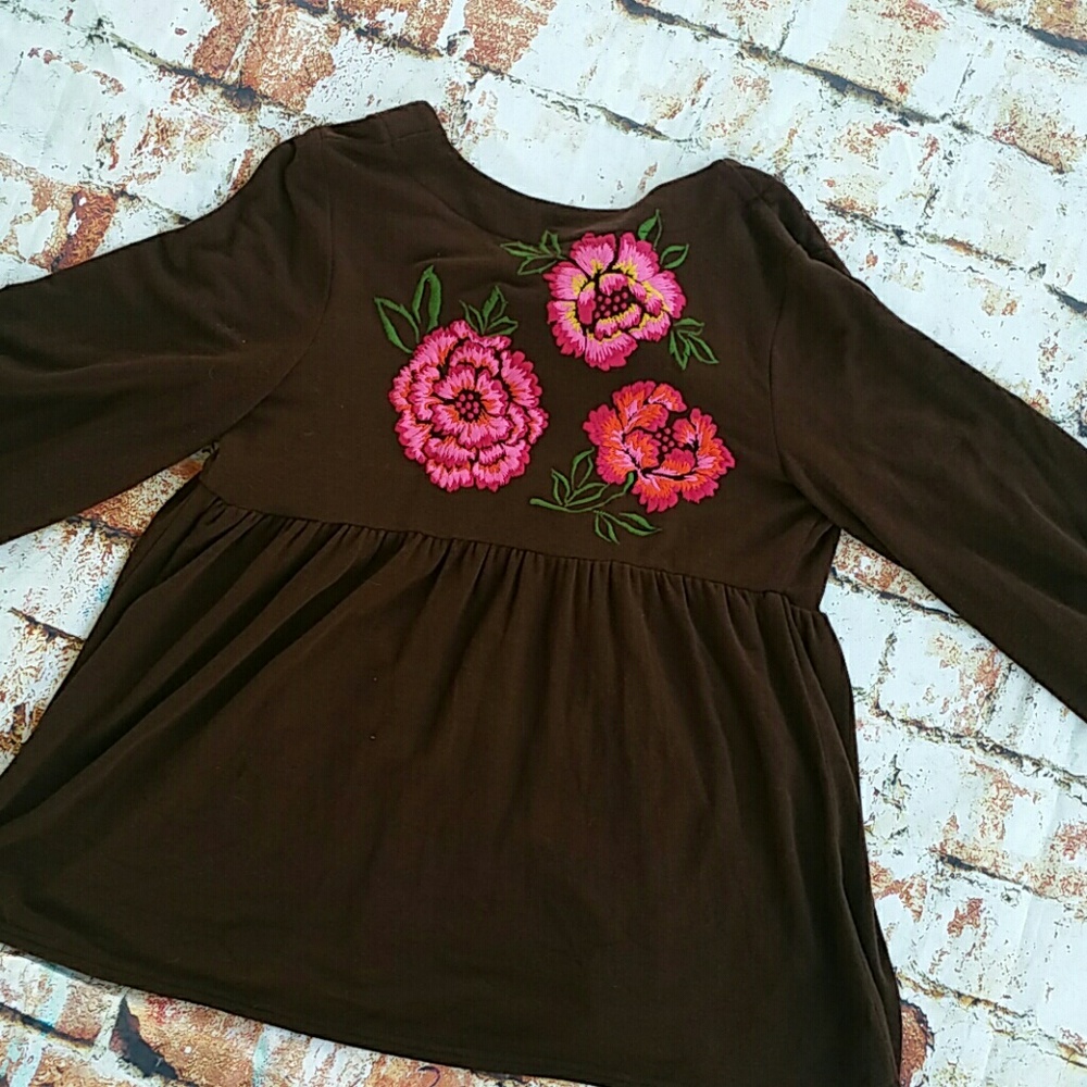💜Embroidered cardigan
